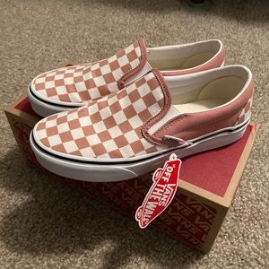 Brand new vans “rose” color